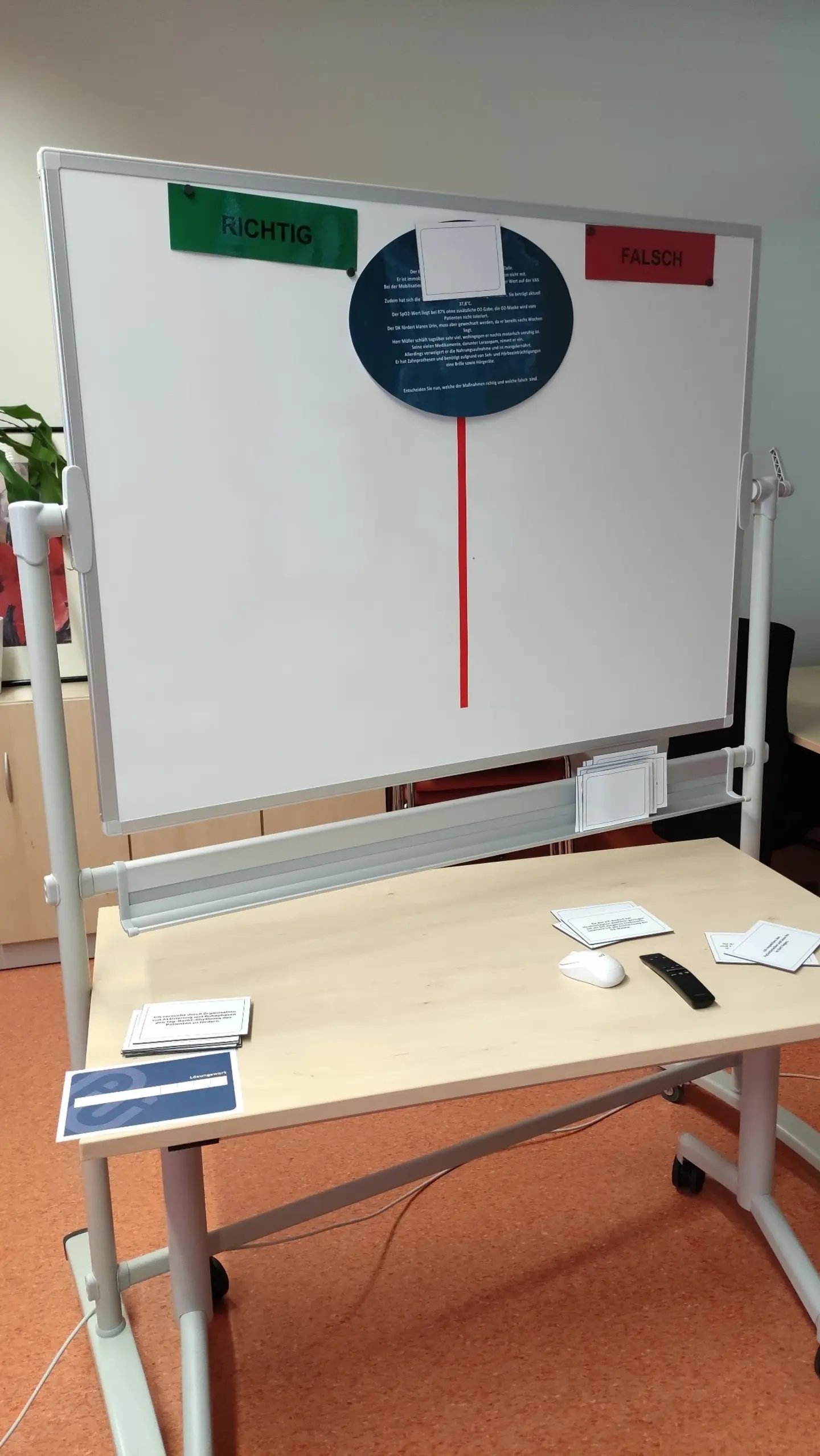 Zuordnung von Maßnahmen als „richtig“ oder „falsch“, © Klinikum Nürnberg