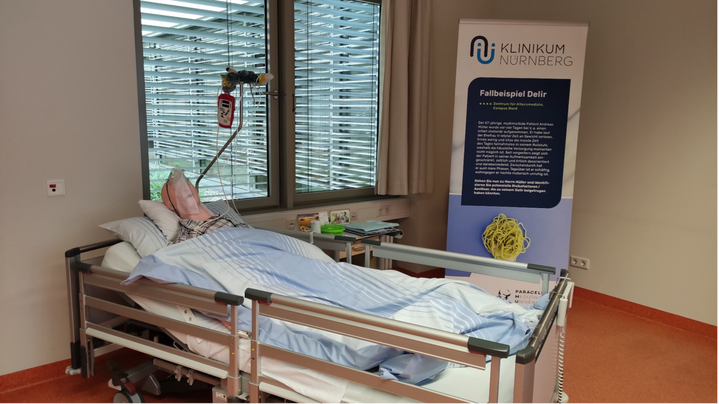 Fallbeispiel „Herr Müller“ im Delir-Raum, © Klinikum Nürnberg, 