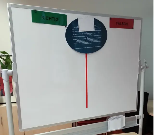 Zuordnung von Maßnahmen als „richtig“ oder „falsch“, © Klinikum Nürnberg